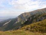 Czerwone Wierchy, w dali Giewont