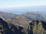 Kozi Wierch - widok na Kasprowy Wierch i Giewont